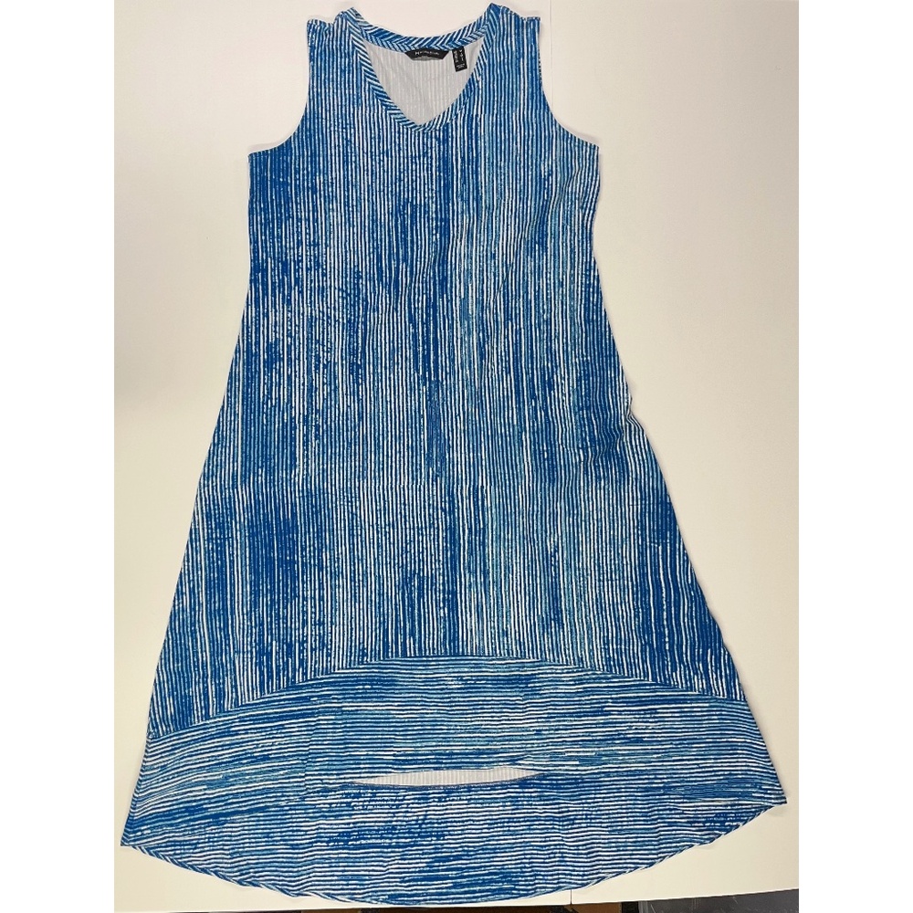 H by Halston High Low Blue Dress Size Medium NWOT